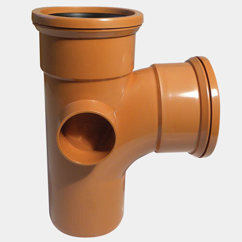 Kayflow 110mm Double Socket Junction 'T'