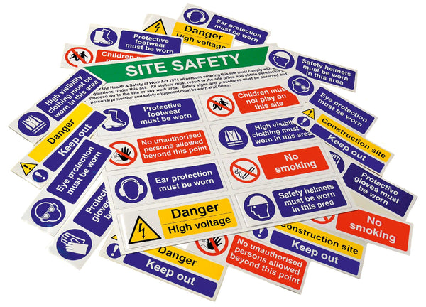 Build Your Own Composite Sign Kit - Rpvc (650 X 650mm) Complete With 12 Signs