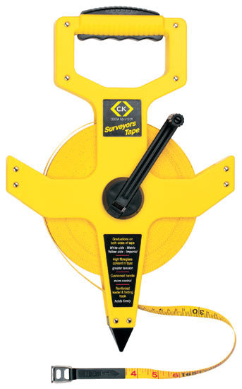 C.K. Surveyors Tape 50m (165ft)