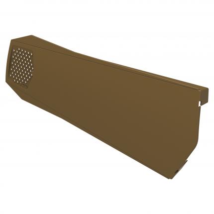 Manthorpe Brown Polypropylene Dry Verge, Tile End Cap, Eaves Closure & Ridge Caps GPPV