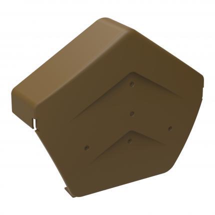 Manthorpe Brown Polypropylene Dry Verge, Tile End Cap, Eaves Closure & Ridge Caps GPPV