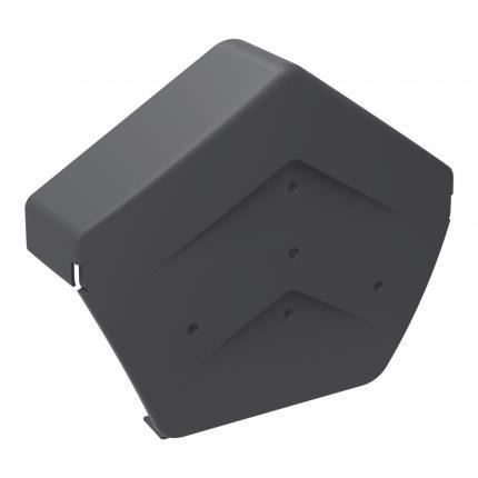 Manthorpe Grey Polypropylene Dry Verge, Tile End Cap, Eaves Closure & Ridge Caps GPPV