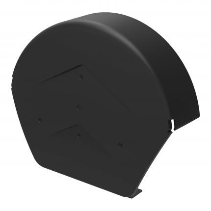 Manthorpe Black Polypropylene Dry Verge, Tile End Cap, Eaves Closure & Ridge Caps GPPV