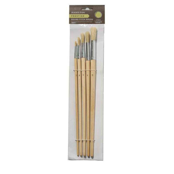 PRESTIGE ROUND FITCH BRUSH 5 PACK