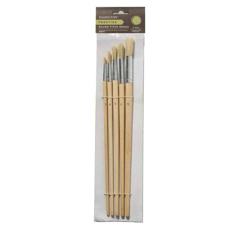 PRESTIGE ROUND FITCH BRUSH 5 PACK