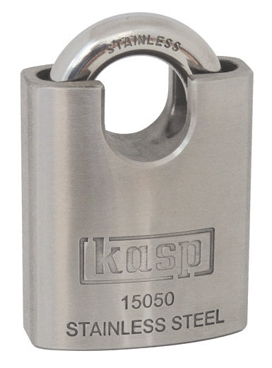 Kasp Stainless Steel Padlock 50mm Closed Shackle