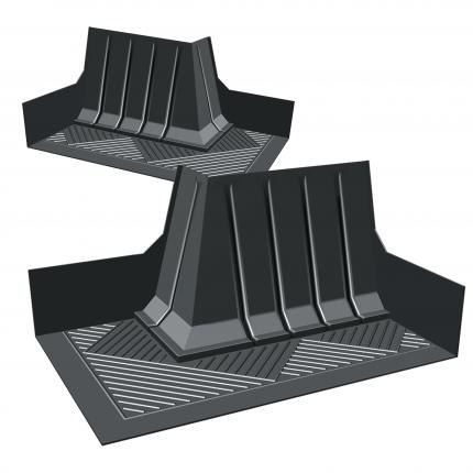 Manthorpe Catchment Corner Tray Left / Right GW293CC-RH/LH