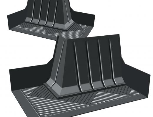 Manthorpe Left Corner Catchment Block Trays Block / Stonework Tray GW293CC-BSLH