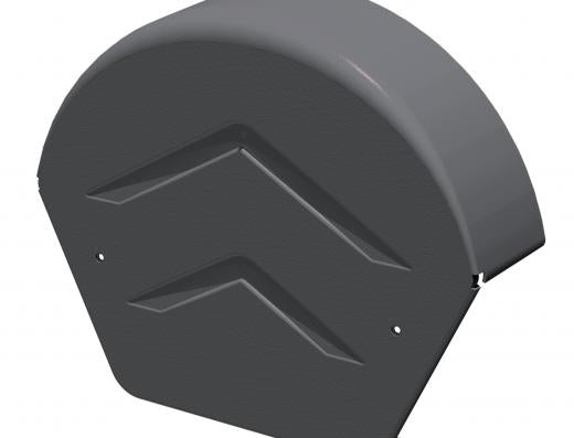 Manthorpe SmartVerge PVCu Round Ridge End Caps - GDV-END-R