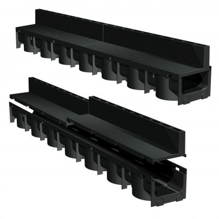 Manthorpe SlotDrain Drainage Channel GPDST-1000-BL (48 x 1m lengths)