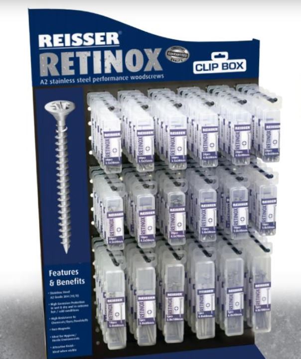 Stainless Steel Screws R2 Retinox Clipbox