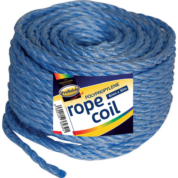 Polypropylene Draw Cord Rope 6mm X 30m