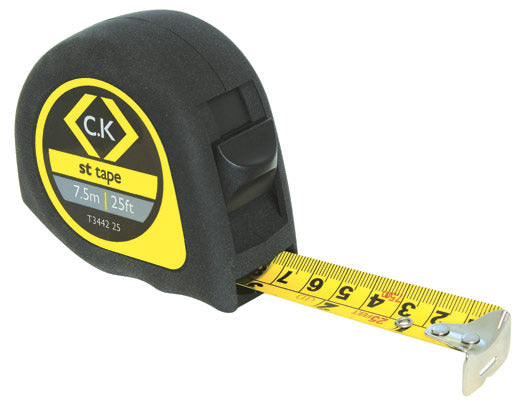 C.K. Tape Measure 7.5m/25ft