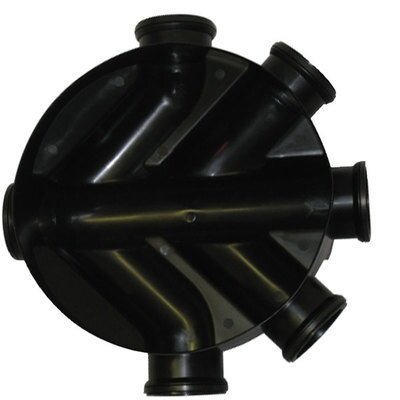 Kayflow 450mm Inspection Chamber Base W/ 4" Outlets