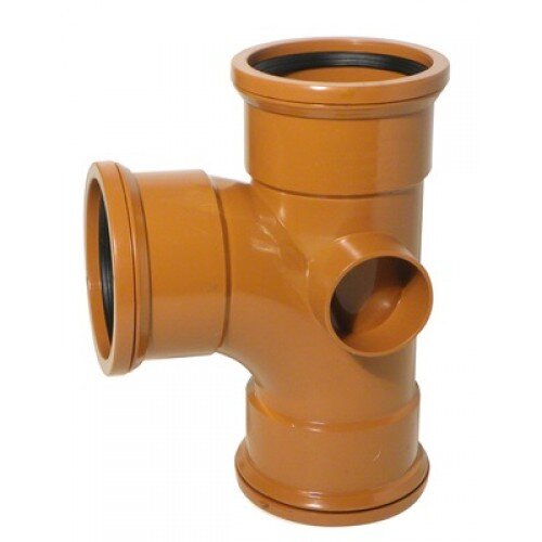 Kayflow 110mm Triple Socket Junction 'T'