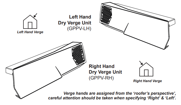 Manthorpe Brown Polypropylene Dry Verge, Tile End Cap, Eaves Closure & Ridge Caps GPPV