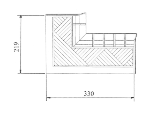 Manthorpe Catchment Corner Tray Left / Right GW293CC-RH/LH